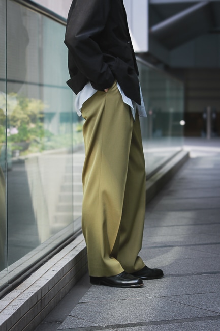 山内 [2plyキュプラ×コットン・山内リブ付きジップジャケット]