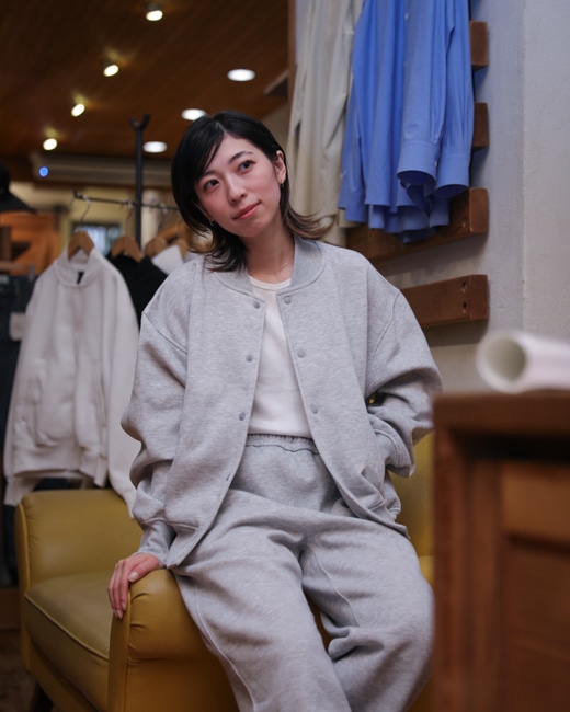 DAIWA PIER39 W's Tech Sweat Cardigan/W's Tech Sweat Pants [Top Gray]