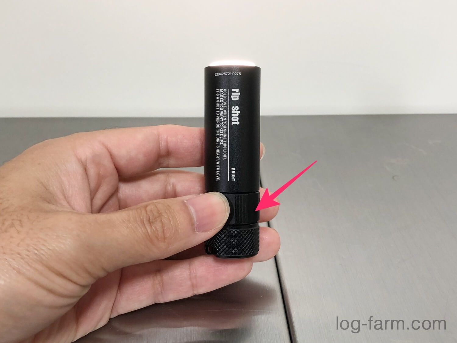 BRUNT別注！NITECORE ripshot！リップショット 3本セット BRUNT 別注