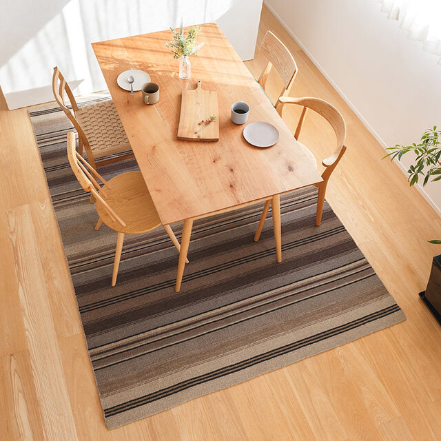 ER3017 商品詳細 リバーシブル・ストライプシリーズ04 |ラグ 絨毯通販