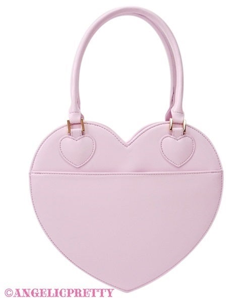 Embroidered Logo Heart Tote Bag by Angelic Pretty