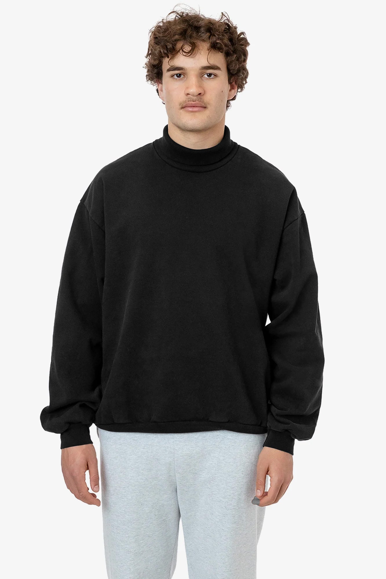 HF13 - Heavy Fleece Turtleneck (Garment Dye) – Los Angeles Apparel