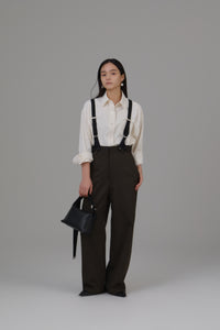 suspenders wide pants – louren store