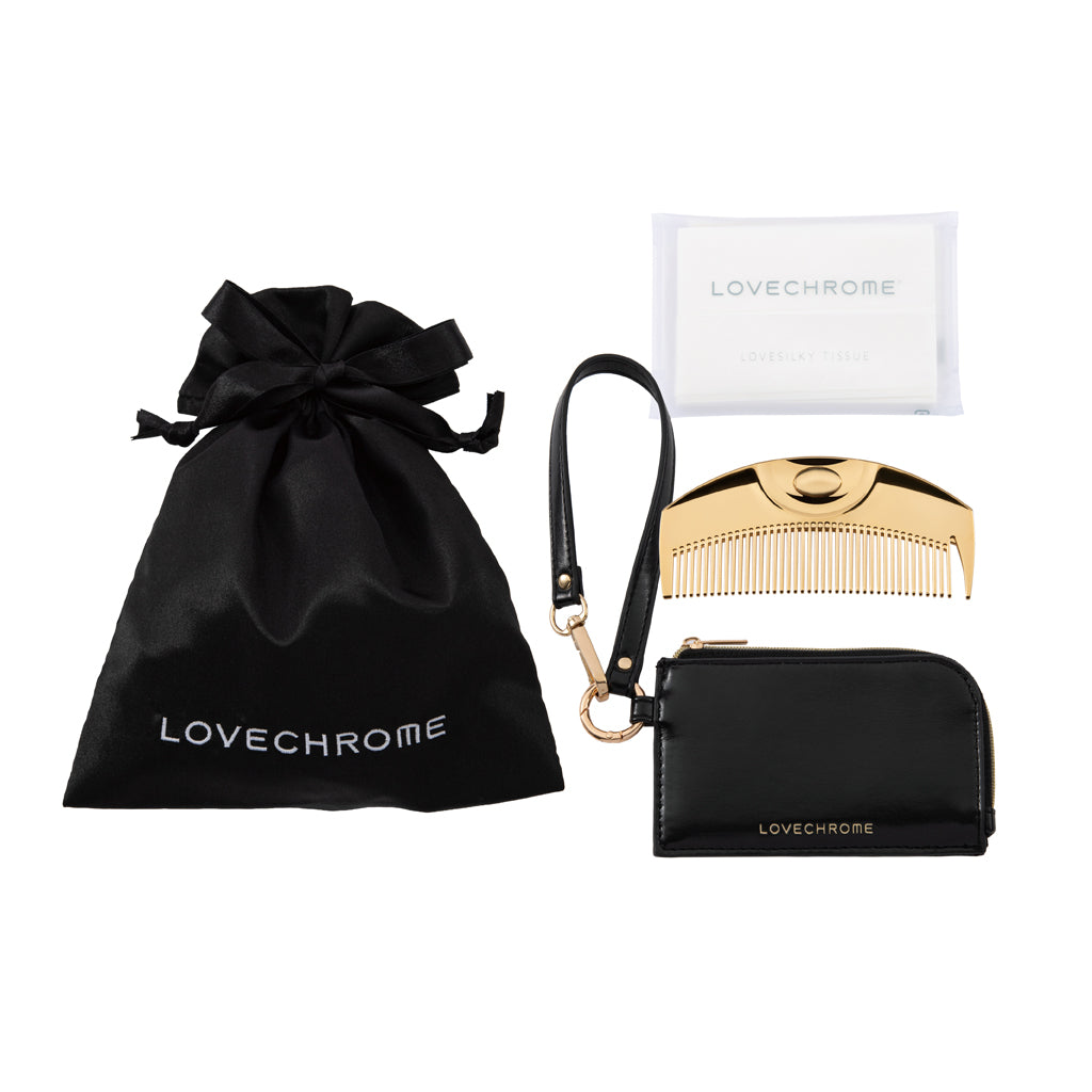 ラブクロム K24GPツキゴールド ＆コームケースバックチャーム
