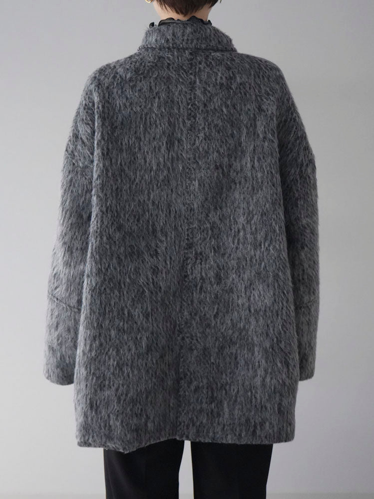20%OFF]シャギーミドルコート/チャコール – Lumier