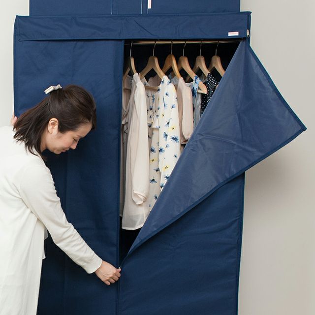 ハンガーラック カバー付き 幅90cm 3段 ルミナスレギュラー ワード