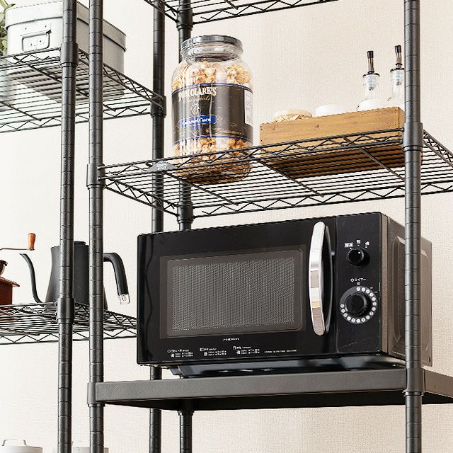 基本ポール 長さ151cm ルミナスノワール ポール径25mm スチールラック