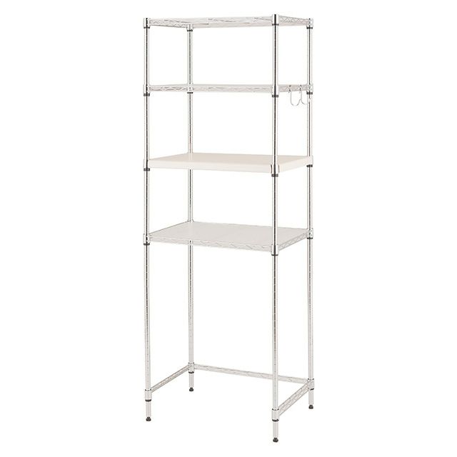 キッチンラック 幅55cm 4段 ゴミ箱上 スチールラック 幅54.5×奥行39.5