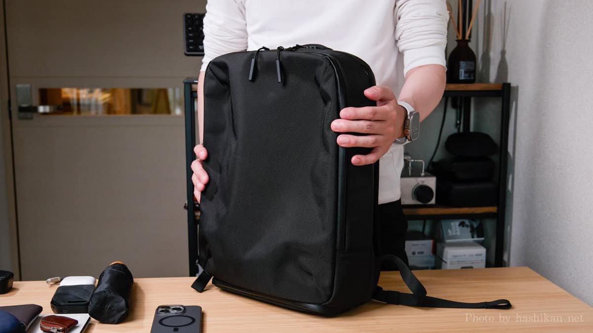 Ergofinite THE TOKYO TECKPACK レビュー】ビジネス用途やカフェでのPC