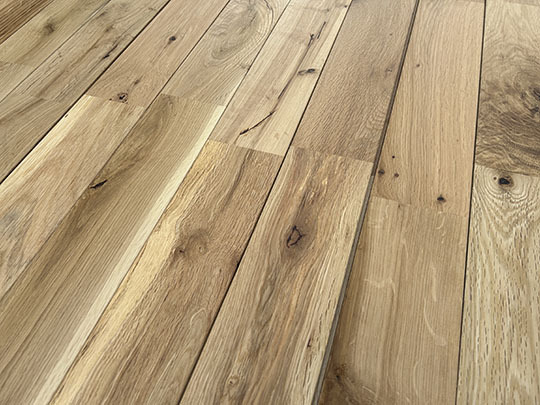 オークOAK 節有 ナラ楢 オイル塗装フローリング 無垢 床材