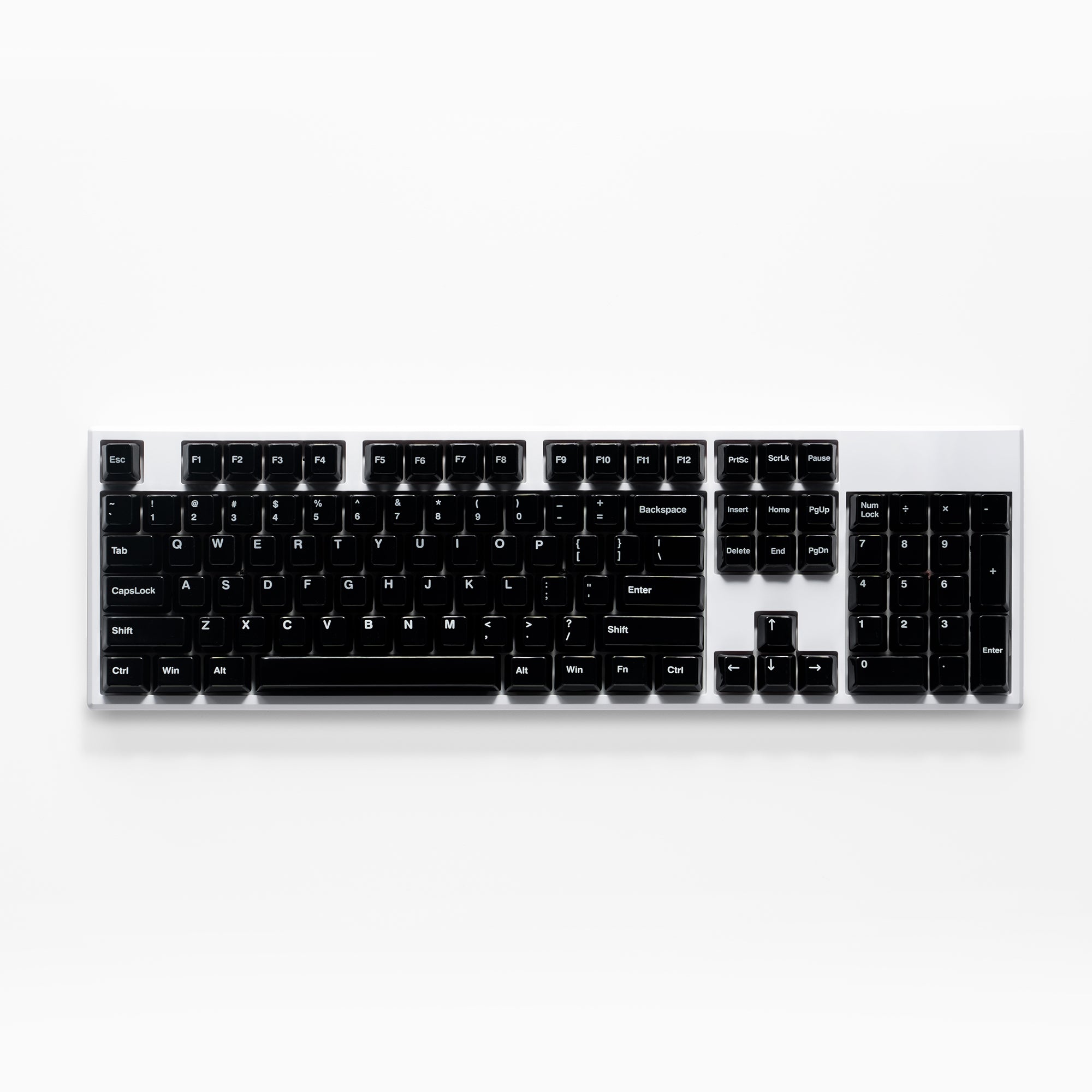 Cerakey Ceramic Keycap Full Set V2 - Black| Durable & Smooth