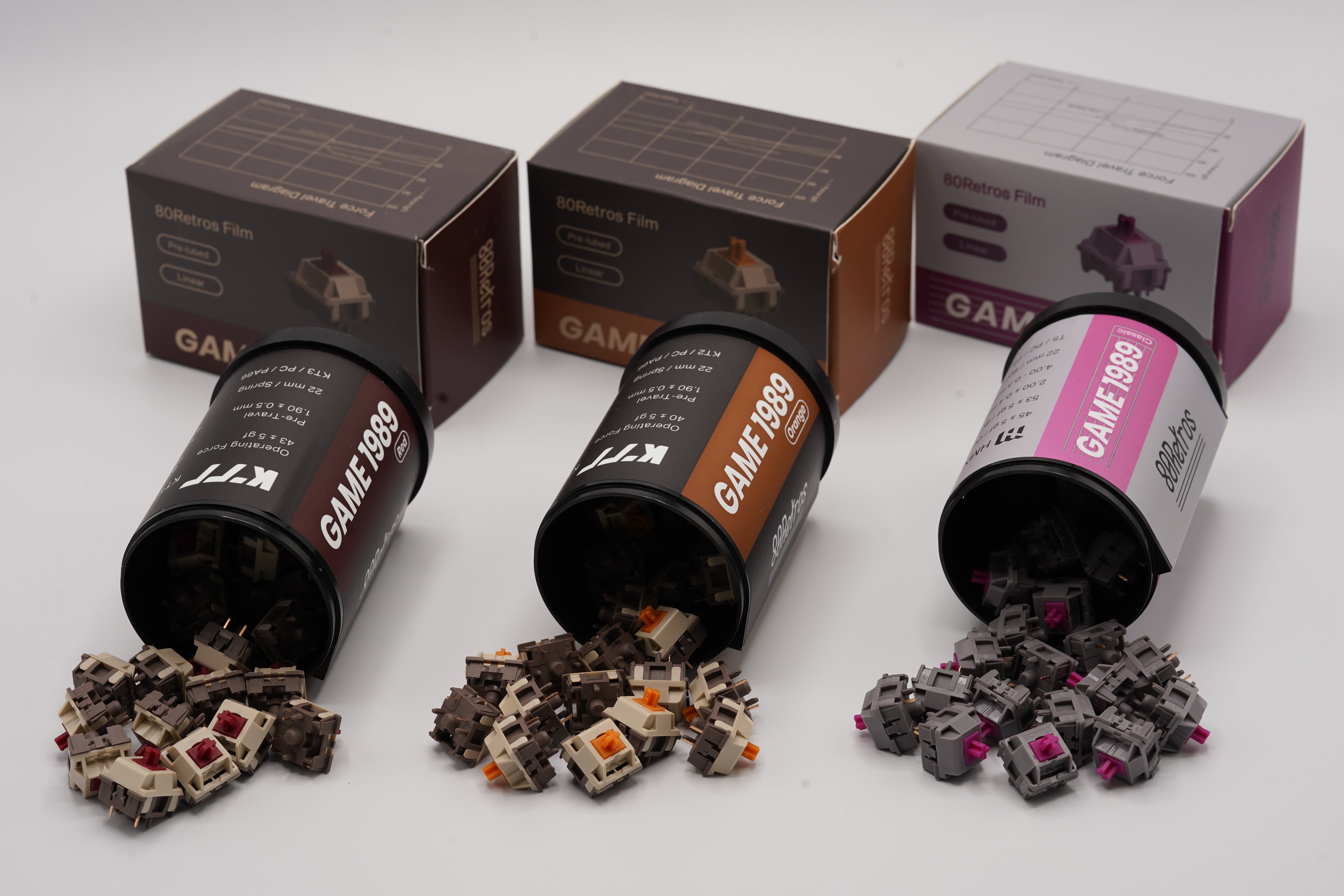 KTT x 80Retros GAME 1989 Switches Review | LumeKeebs