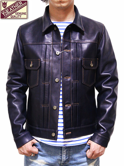 Y'2 LEATHER（ワイツーレザー） 】 インディゴホースGジャン2ndタイプ