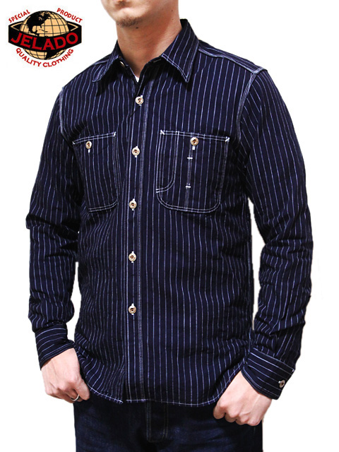 JELADO（ジェラード） JP41123 インディゴストライプレイルローダー