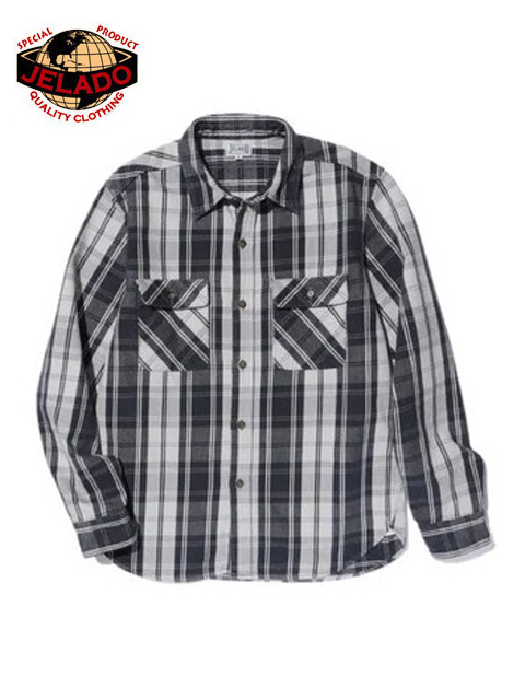 JELADO（ジェラード） 】 ヘビーチェックネルシャツ [ ショート丈