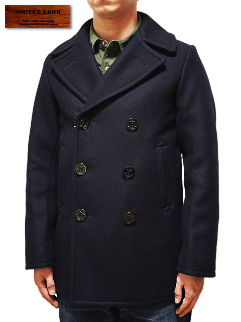 UNITED CARR（ユナイテッドカー） 】 26oz. WOOL MELTON PEA COAT - Lua