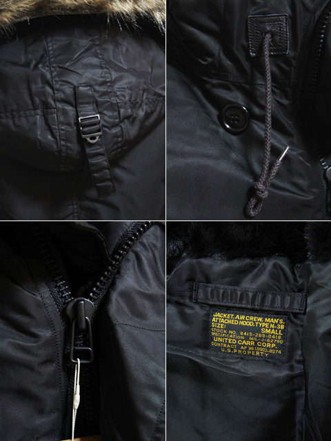 UNITED CARR by BUZZ RICKSON'S 】 WIND PROTEX NYLON N-3B - Lua