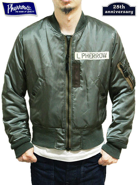 Pherrow's（フェローズ） 】 MA-1 JACKET カスタムナイロンフライト