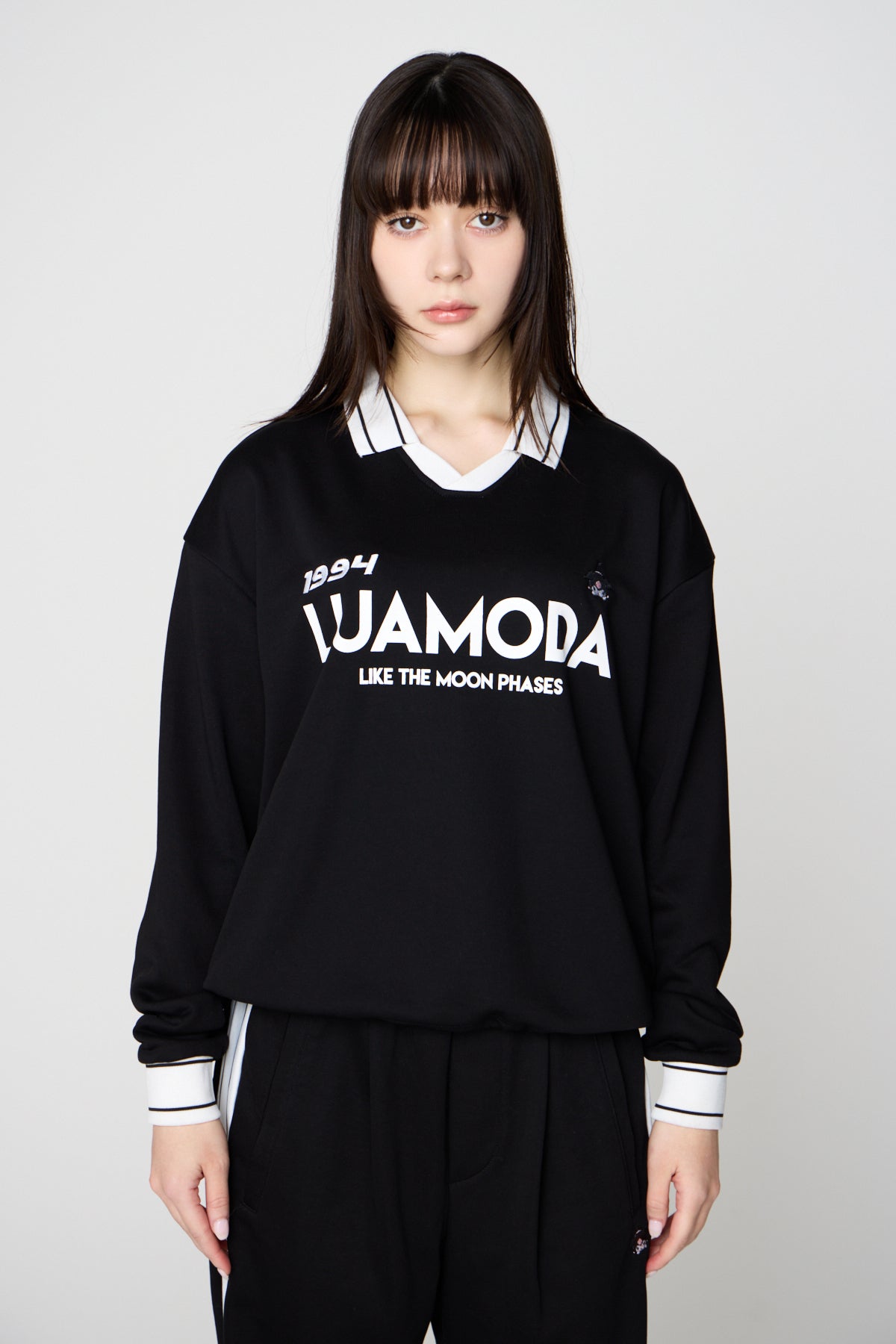 Kuromi × Luamoda Game Sweat（BLACK）