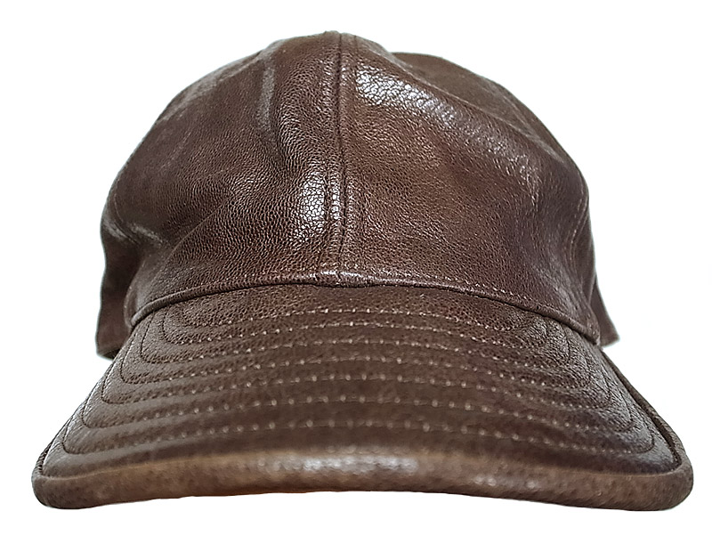 Double RL(RRL) Leather Survice Cap 本革レザー ミリタリー サービス
