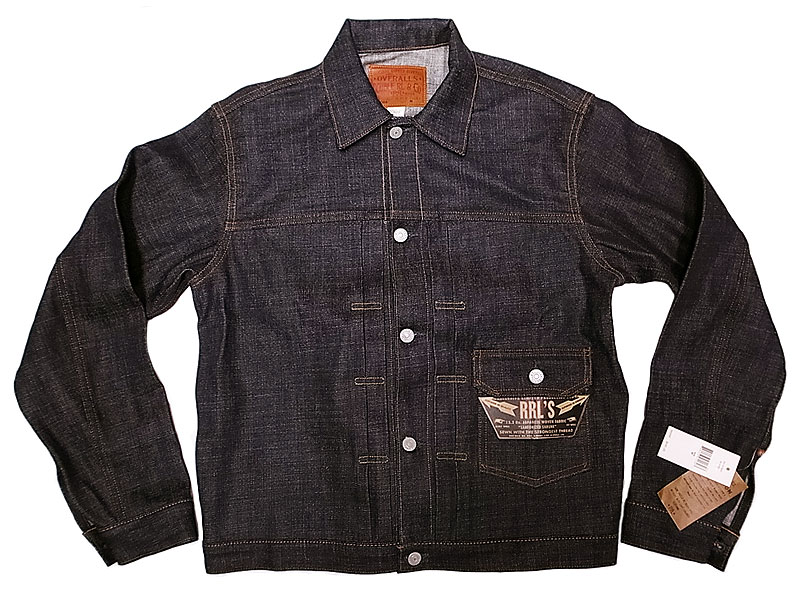 RRL Type1 Denim JK Rigid Japanese Selvedge Denim ダブルアールエル