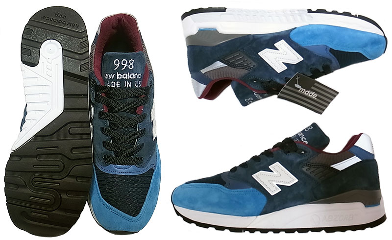 New Balance M998TCA Nylon Mesh×Suede ニューバランス アメリカ製 箱