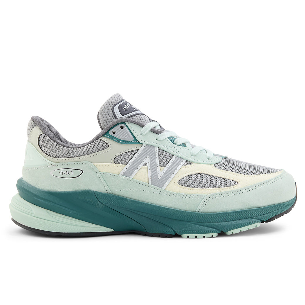 Womens New Balance Made in USA 990v6 in Clay Ash/New Spruce/Slate