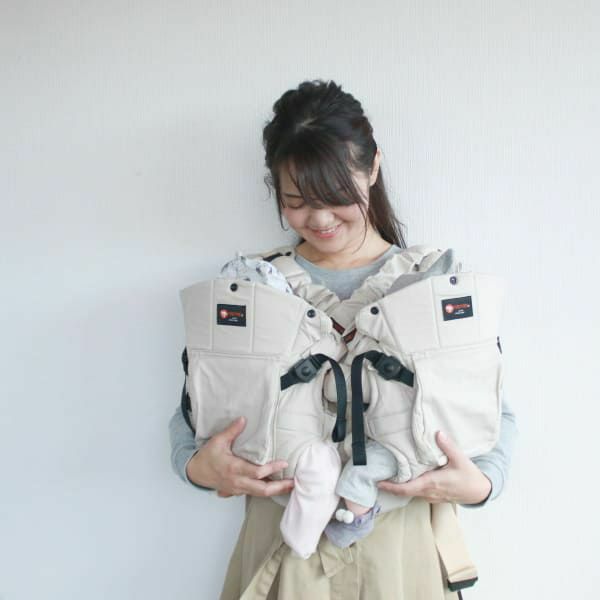 双子抱っこ紐ナップナップ】napnapネイビー おんぶ抱っこ組み合わせ可