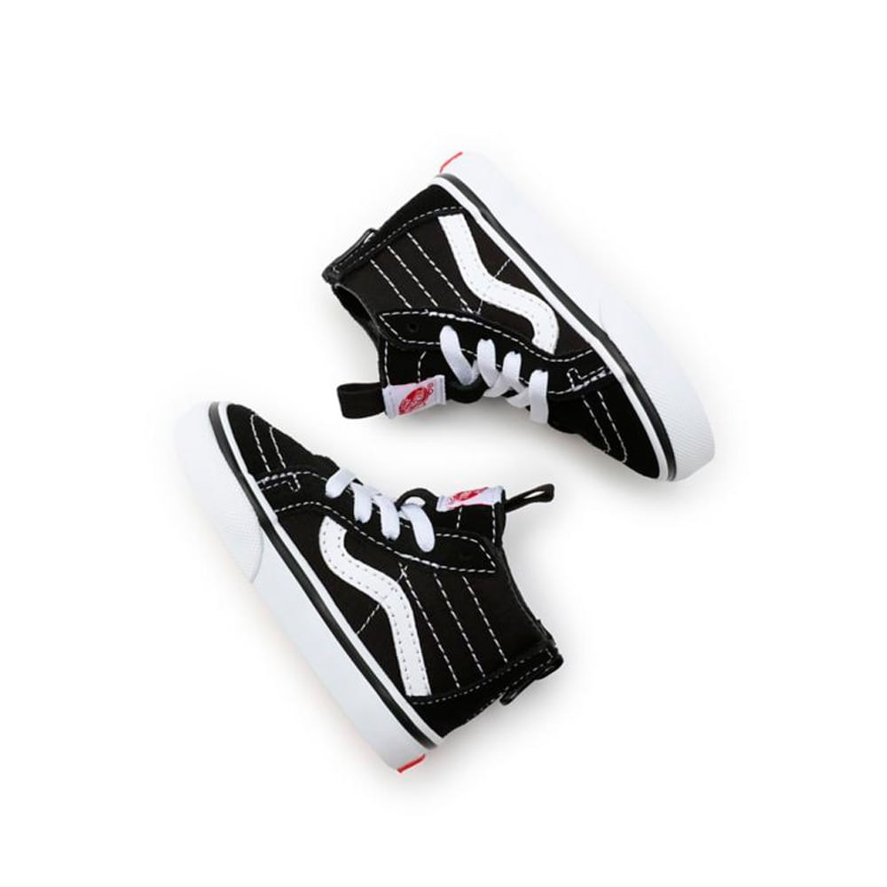 Tênis Baby Vans Sk8-Hi Zip Preto 18-25 |VN000XG5Y28