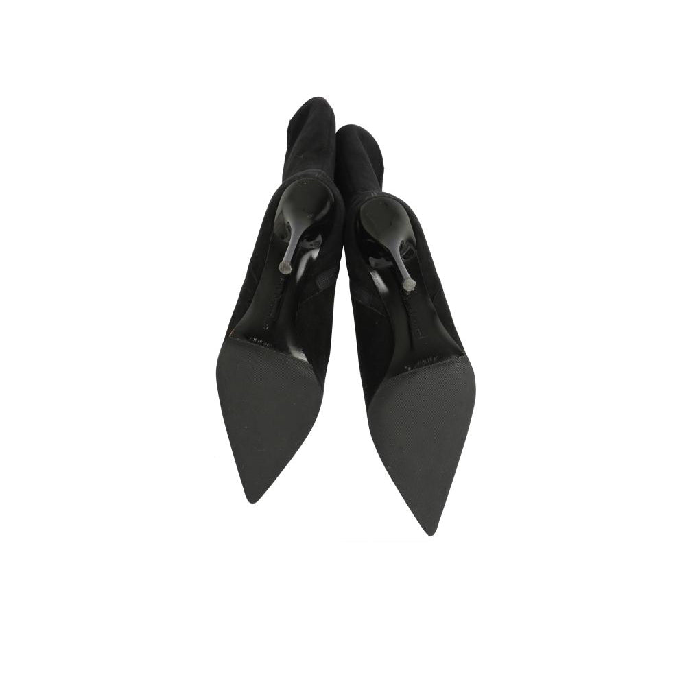 Cesare Paciotti Black Scorpion Charm Heeled Boot - Size 11