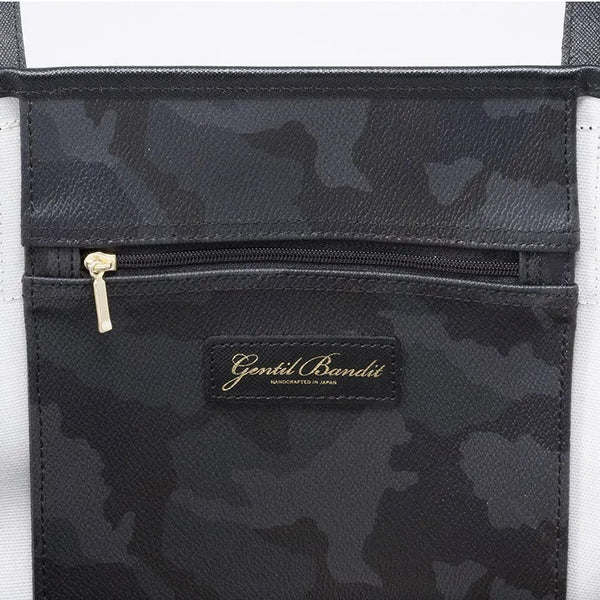 GENTIL BANDIT/ジャンティバンティ トートバッグ MM ブラックカモ