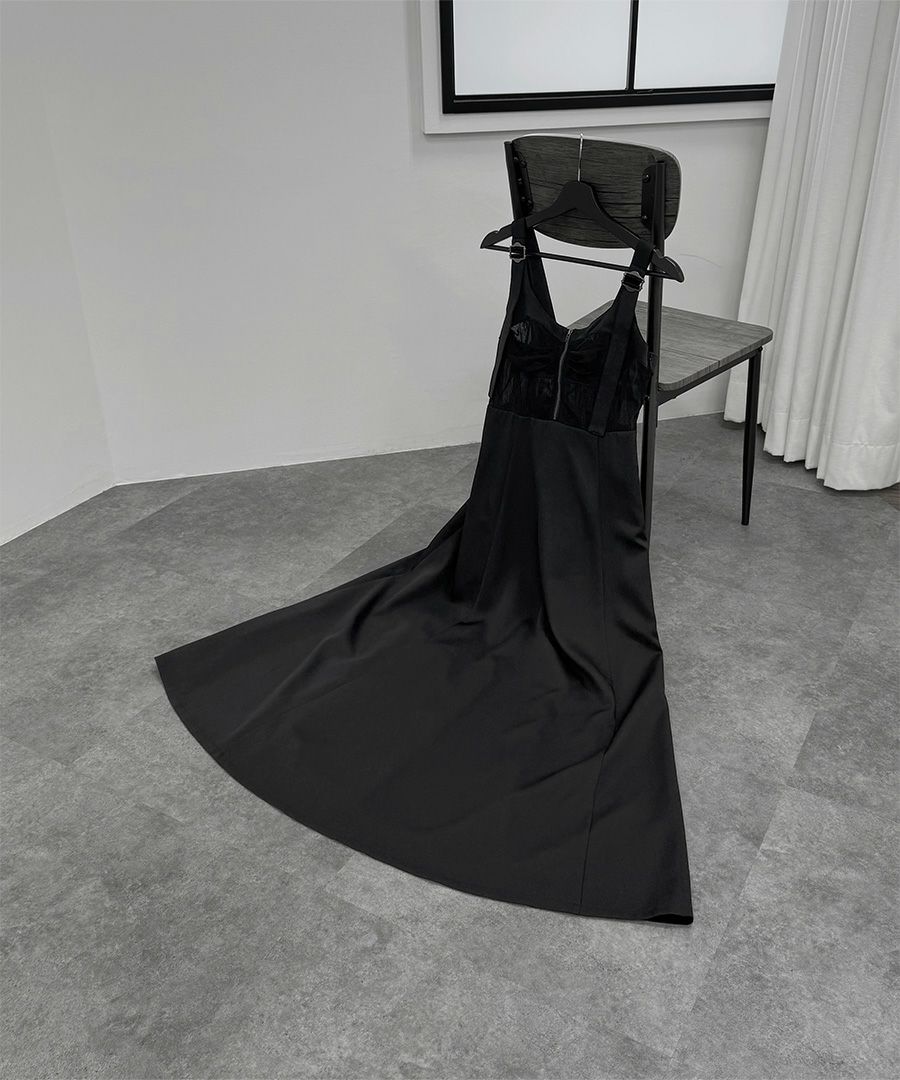 ジップビスチェフレアワンピース | LVEU.（ラブユ.）