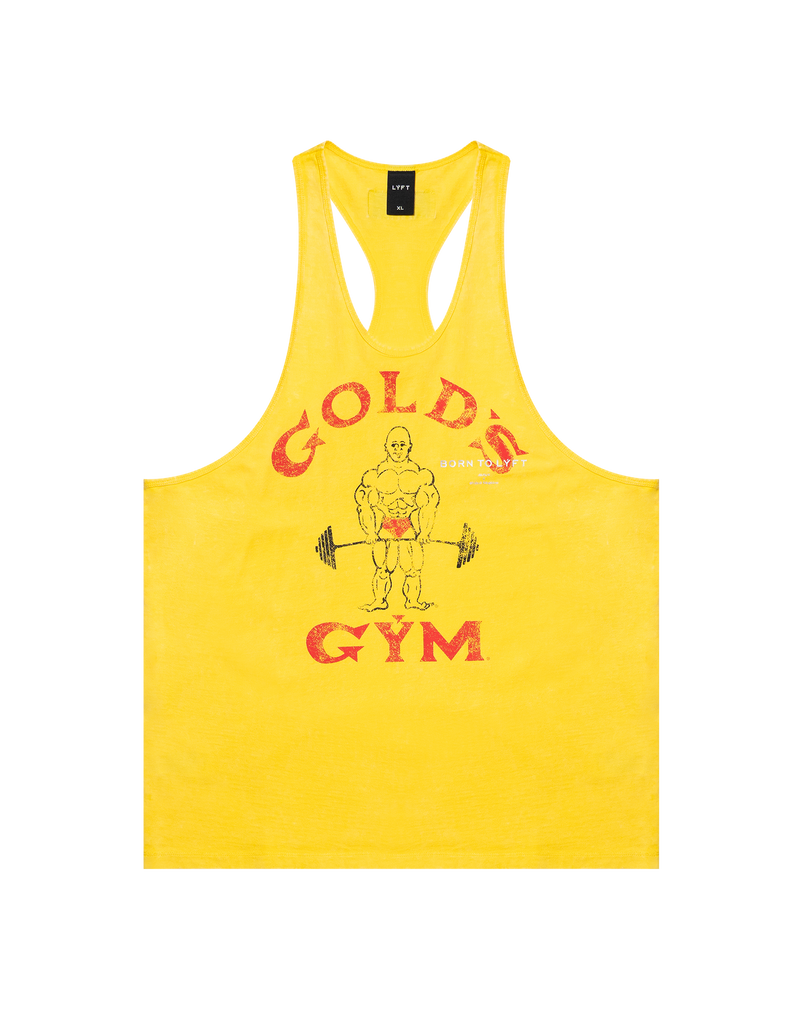 LÝFT × GOLD'S Gym Vintage Logo Tanktop (1デザイン1点までの購入制限