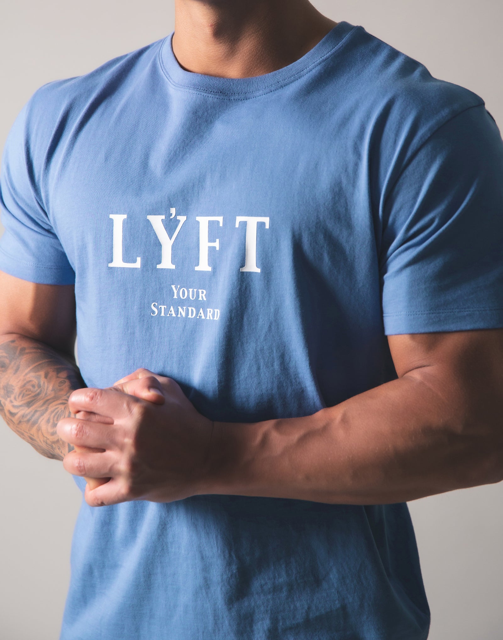 LYFT Logo Standard T-Shirt - L.Blue – LÝFT