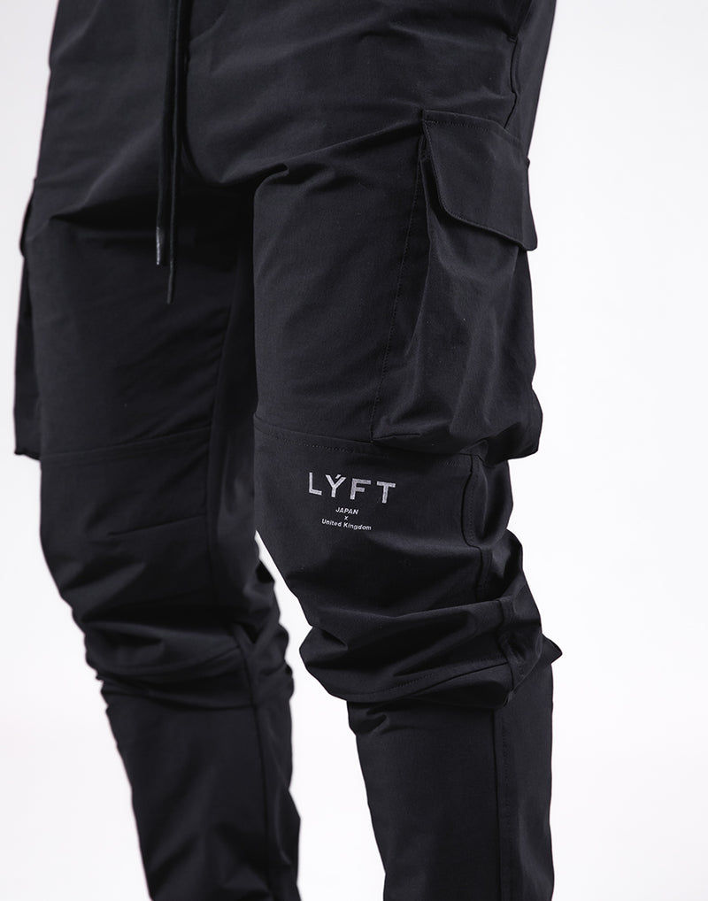 Stretch Nylon Cargo Pants - Black – LÝFT