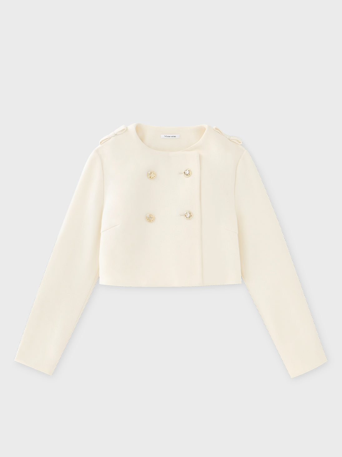 Cropped melton jacket(eme10498) – M me eme