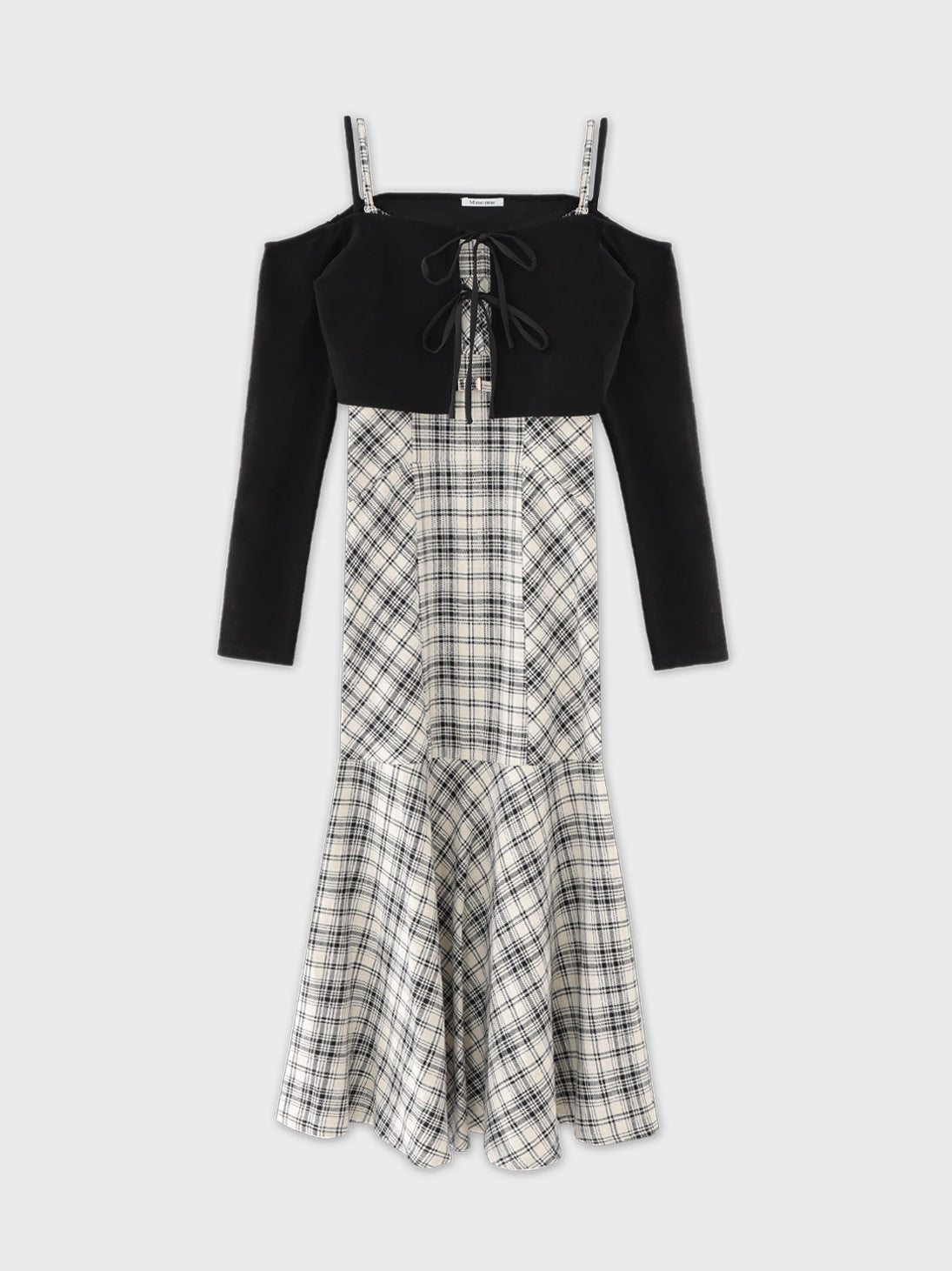 SALE】Check mermaid ensemble onepiece(eme10759) – M me eme