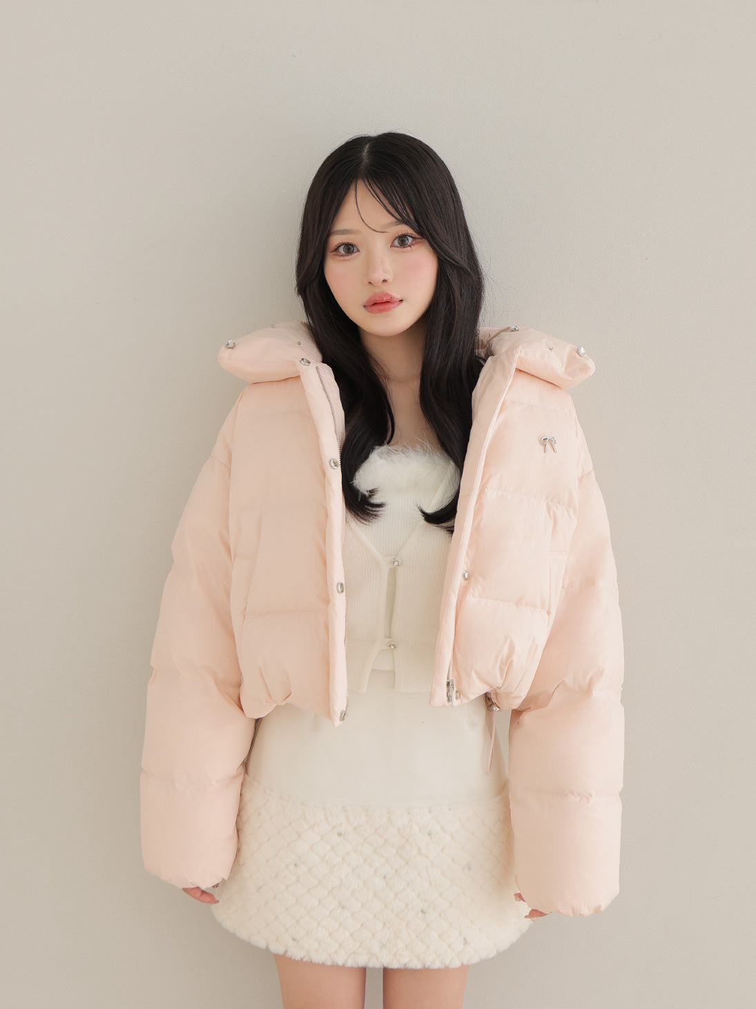 SALE】Bijou cropped down jacket(eme10815) – M me eme