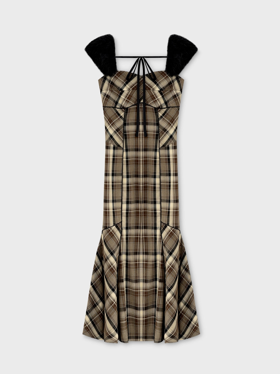 SALE】Fur sleeve mermaid onepiece(eme10718) – M me eme