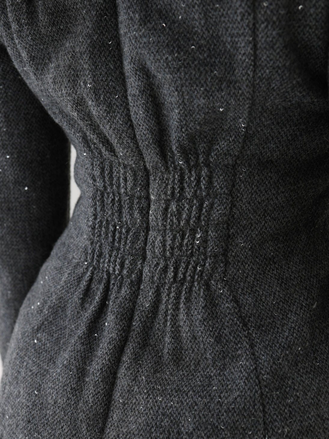 Wool herringbone tulle onepiece(eme10782) – M me eme