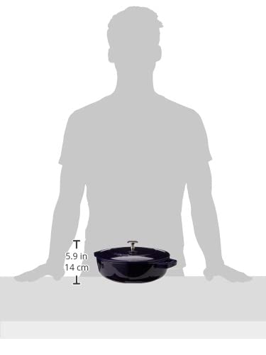 Amazon｜staub ストウブ 「 ブレイザー ソテーパン グランブルー 24cm