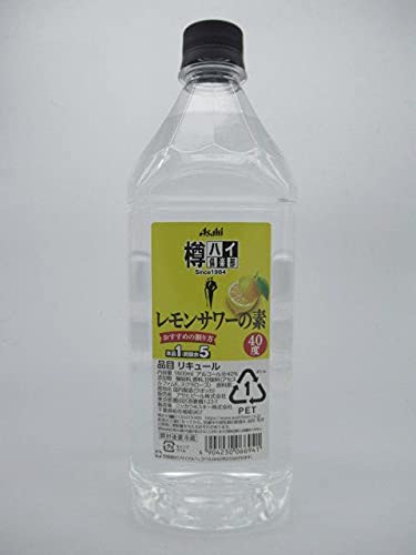 Amazon.co.jp: アサヒ 樽ハイ倶楽部 レモンサワーの素 ペットボトル 40