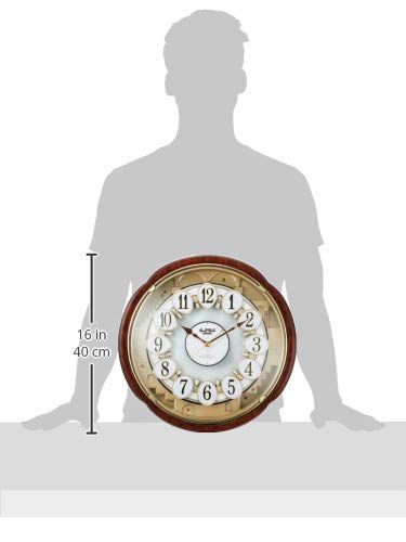 Amazon.co.jp: リズム(RHYTHM) 掛け時計 電波 アナログ からくり