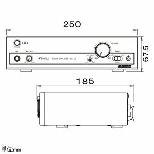 Amazon.co.jp: オースミ電機 モノラルパワーアンプ Lo/Hi