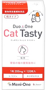 Amazon.co.jp: メニワン Duo One Cat Tasty 猫用 粒タイプ 120粒入