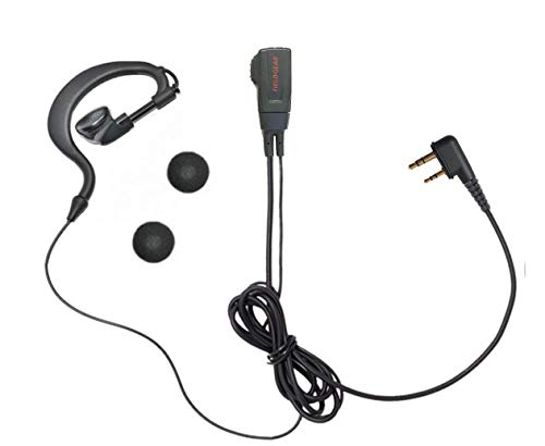 Amazon | アイコム対応 インカム イヤホンマイク L型2ピン用 耳掛け式