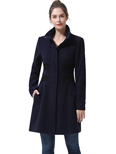 Amazon.com: BGSD Women Ari Fit and Flare Wool Blend Walking Coat