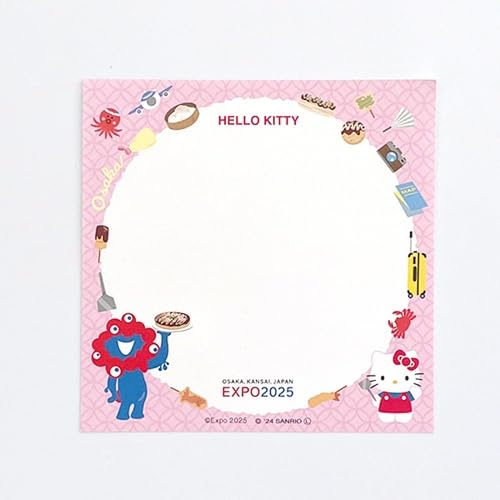 Amazon.co.jp: EXPO2025 サンリオキャラクターズ スクエアメモ帳
