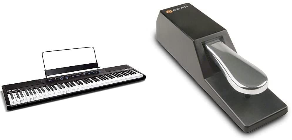 Amazon | Alesis 電子ピアノ 88鍵盤 フルサイズ・セミウェイト鍵盤