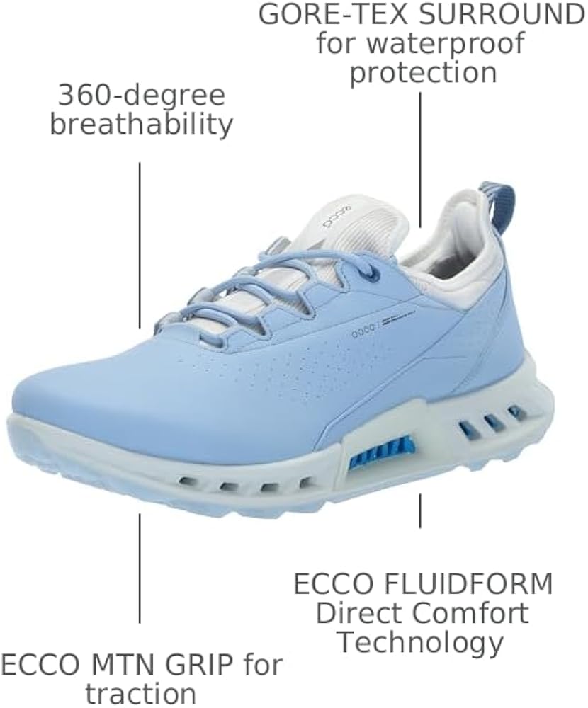Amazon.com | ECCO Biom C4 Gore-TEX Waterproof, Blue Bell, 6-6.5 | Golf